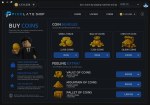 Small Pixelate shop interface reference with coin packages